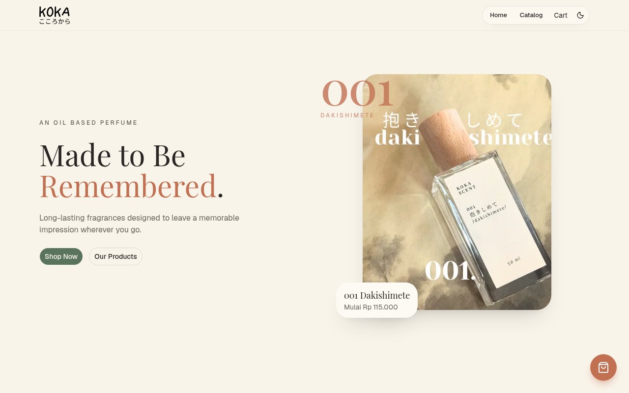 Screenshot Koka Scent